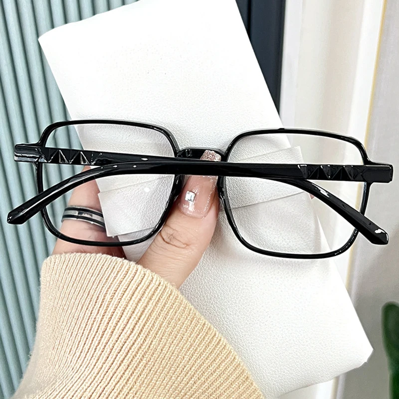 Neue Schwarz Computer Brille Rahmen Frauen Männer Anti Blau Licht Rechteck Auge tragen Blockieren Optische Spektakel Quadratische Brillen