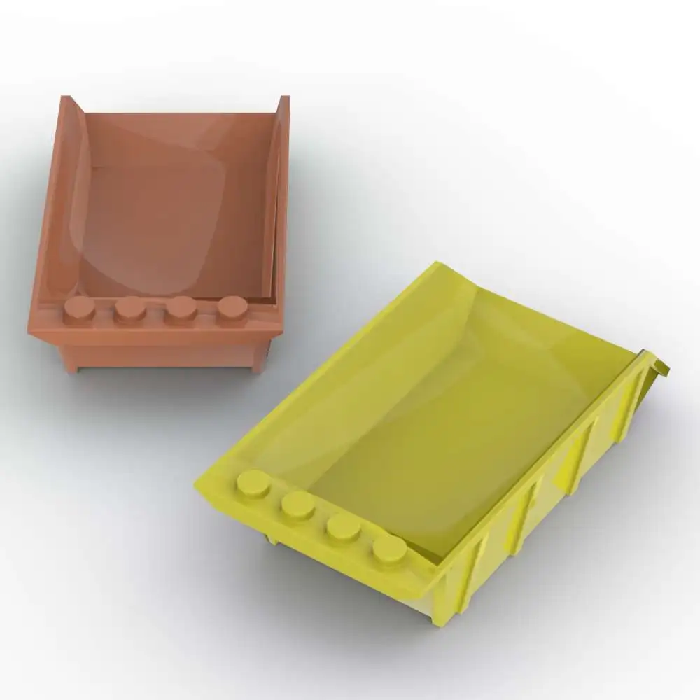 

MOC 1 шт. 15455 автомобильные твердые шпильки автомобильный кирпич самосвал кровать 4x6 сшивки сменные строительные блоки игрушки для взрослых мальчиков праздничные подарки