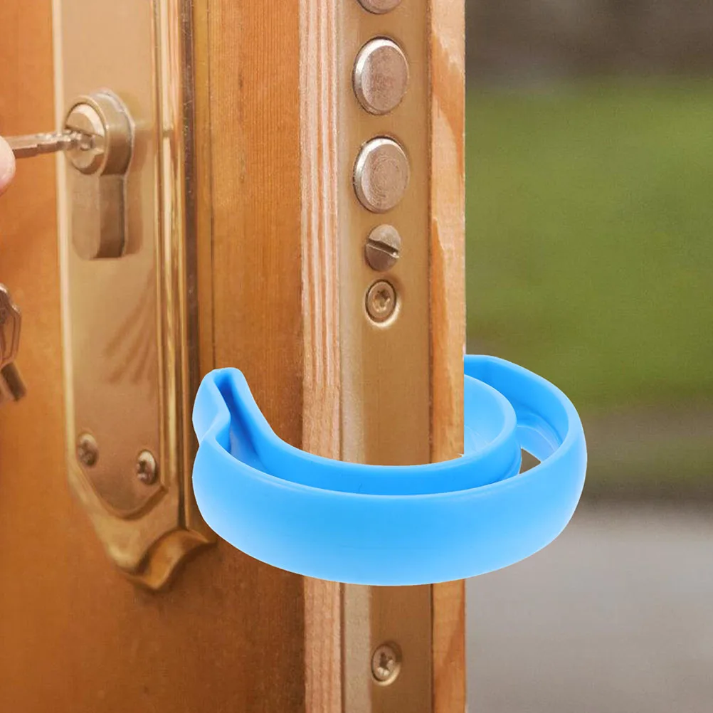 

6 Pcs Anti Pinch Stopper Low Density Polyethylene Children Safety Door Stop Wedge Guard For Bedroom Kitchen Bathroom