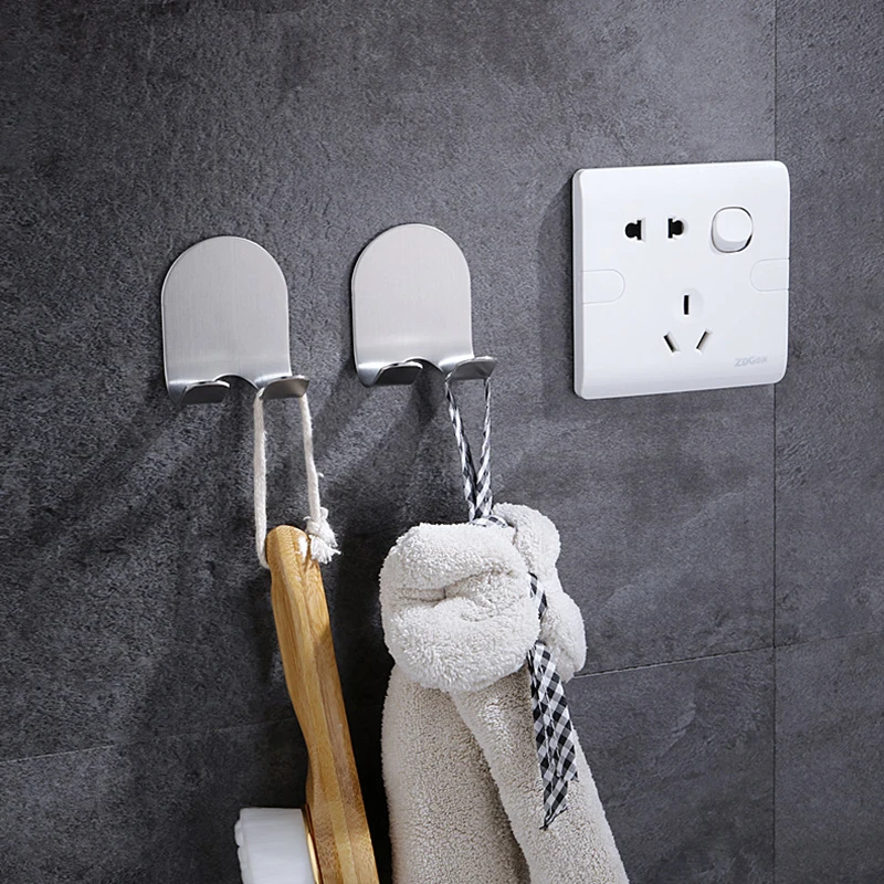 Badezimmer Rasieren Rasiermesser Rack Wand Razor Halter Lagerung Haken Edelstahl Männer Rasierer Halter Rasiermesser Stand Klinge Haken Aufhänger Rack