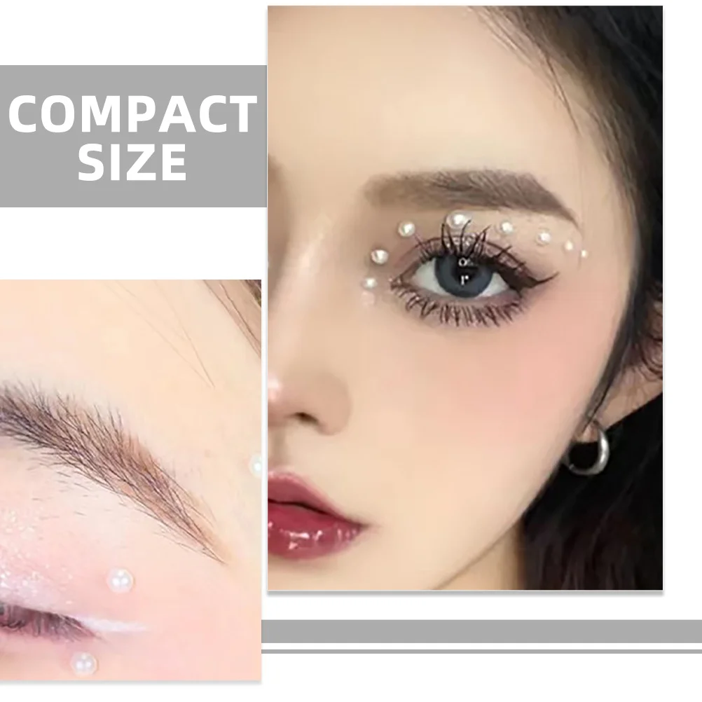 

1Set Pearl Stickers Rhinestone Self Adhesive for Face Body Nail Art Crafts DIY Decals Embellishments Makeup Decorative Jewels