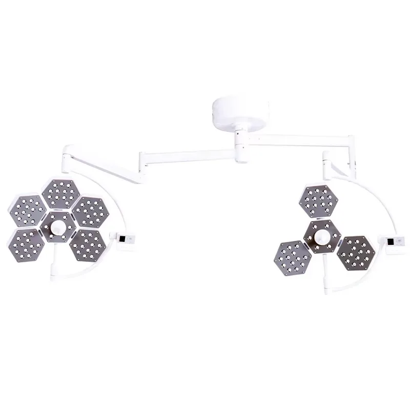 Hospital Operation Surgical Glint Rechargeable Double Head Medical Led Shadowless Operating Lamp