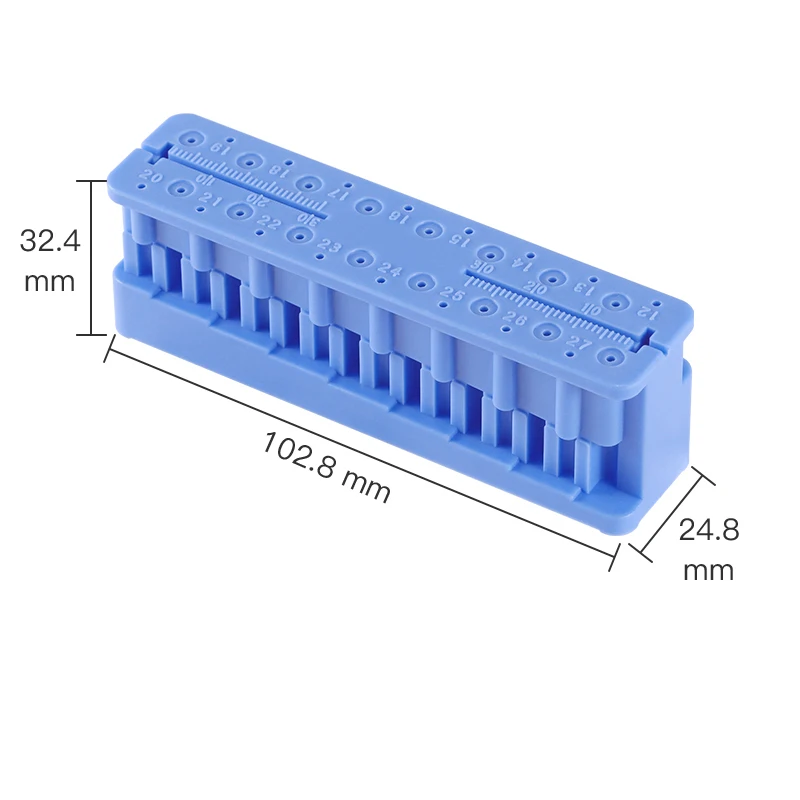 Dental Root Canal Length Measuring Ruler Oral Dental Materials