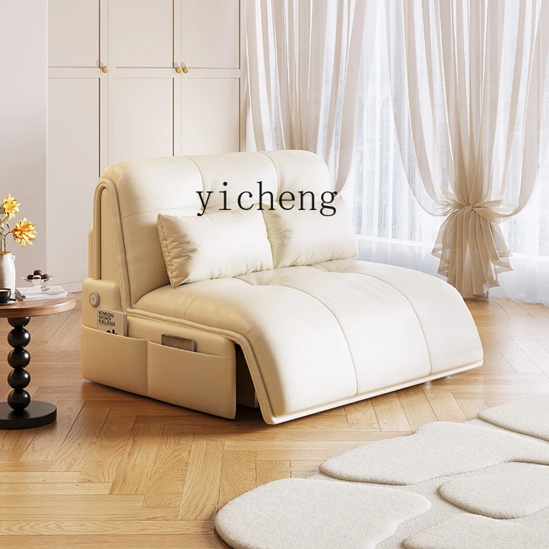 

XL интеллектуальный электрический диван-кровать, складной диван двойного назначения, кремовый ветер, многофункциональный односпальный диван для гостиной
