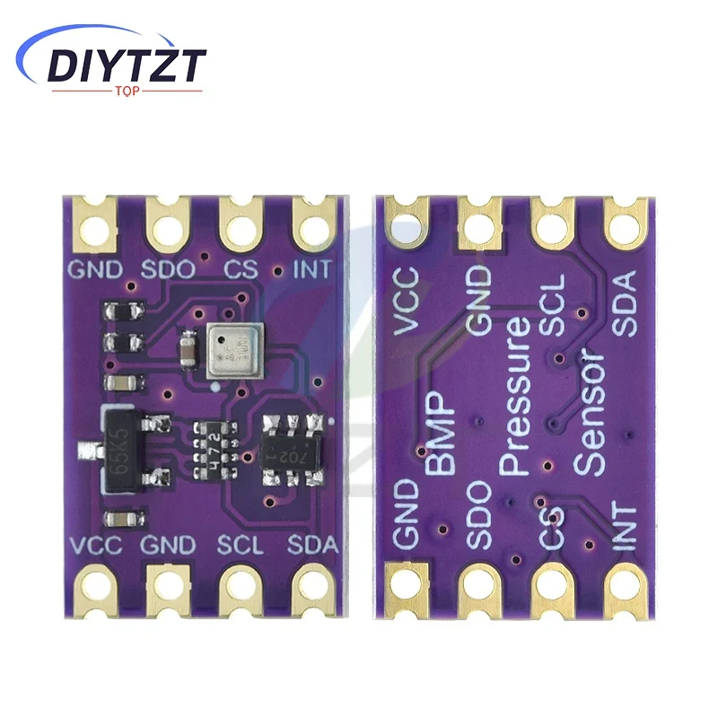 Módulos de sensor de pressão e temperatura atmosférica de alta precisão BMP580 TZT 2.0V-5.5V IIC SPI compatível com BME280 BMP388