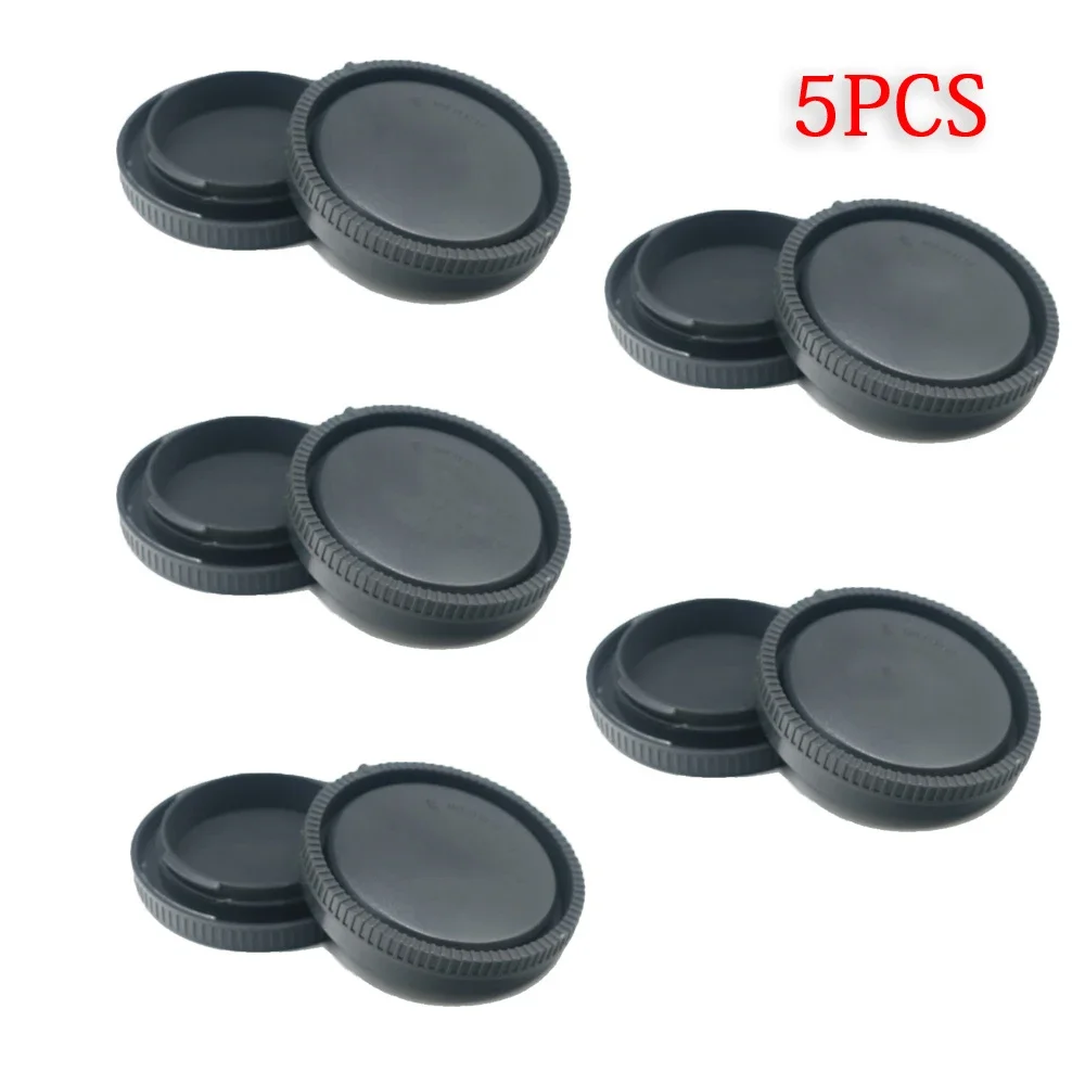 Rear Lens Cap Cover + Camera Front Body Cap for Sony E-Mount NEX Camera A7R A7S A5000 a5100 A6000 a6300 a6500 NEX-5/6/7