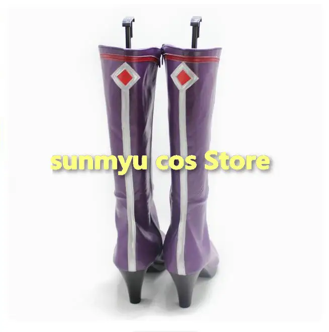 MILHÃO VIVRE! Sakuramori Kaori Cosplay Sapatos Botas Roxas