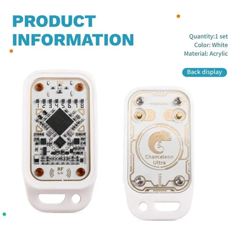 B29C-Chameleon V3.0 RFID Smart Chip Emulator Reader+UID Keychain NFC Read Writer 125K 13.56Mhz ID IC Smart Card Tag Copyer