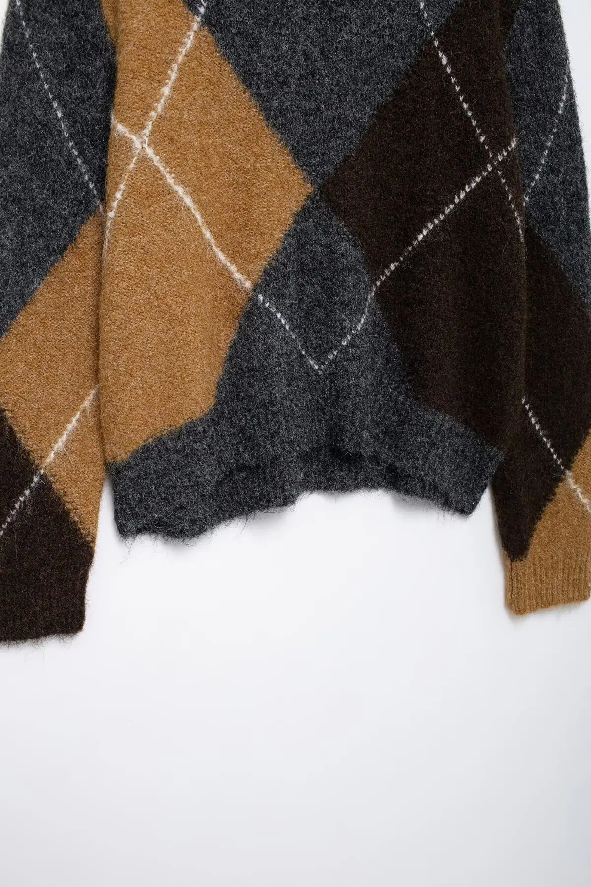 المرأة الجديدة الموضة الأوروبية والأمريكية نمط تنوعا منقوشة المتناقضة مطبوعة سترة قصيرة متماسكة بأكمام طويلة