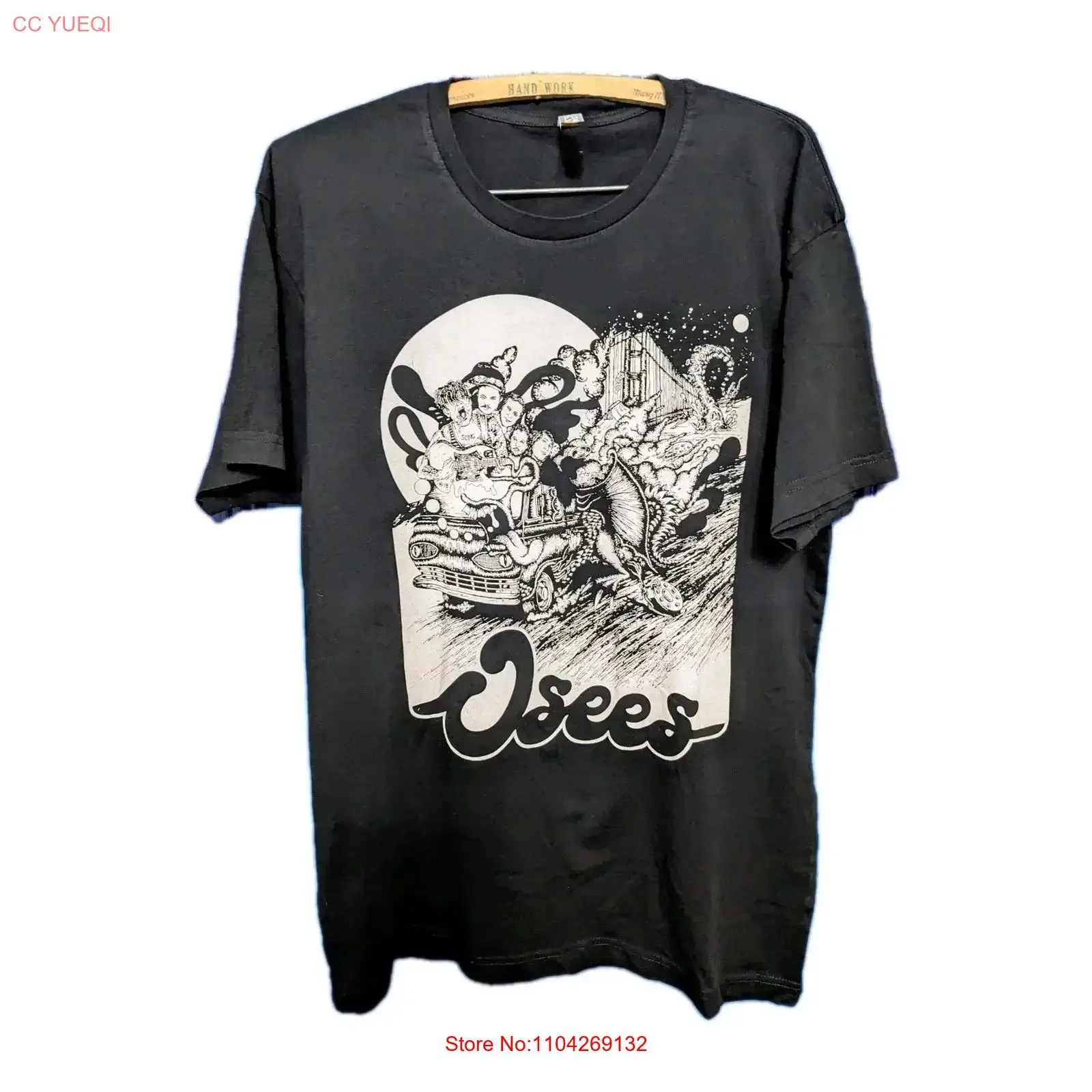 Osees Thee Oh Sees Psych Punk Band Concert T Shirt Full Size S 5XL vintage Washed Stylish homme Unisex Comfortable fashion