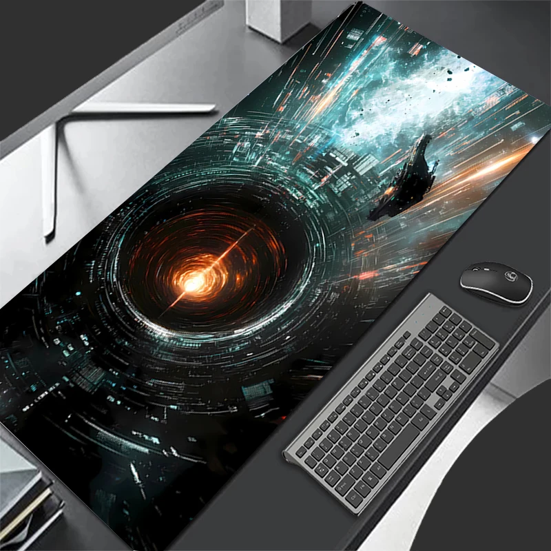 Mousepad Pattern Game Pad Rubber HD Mouse Pad PC Accessories Desk Mat Non Slip Space Galaxy Office Table Mat Gamer Keyboard Pad