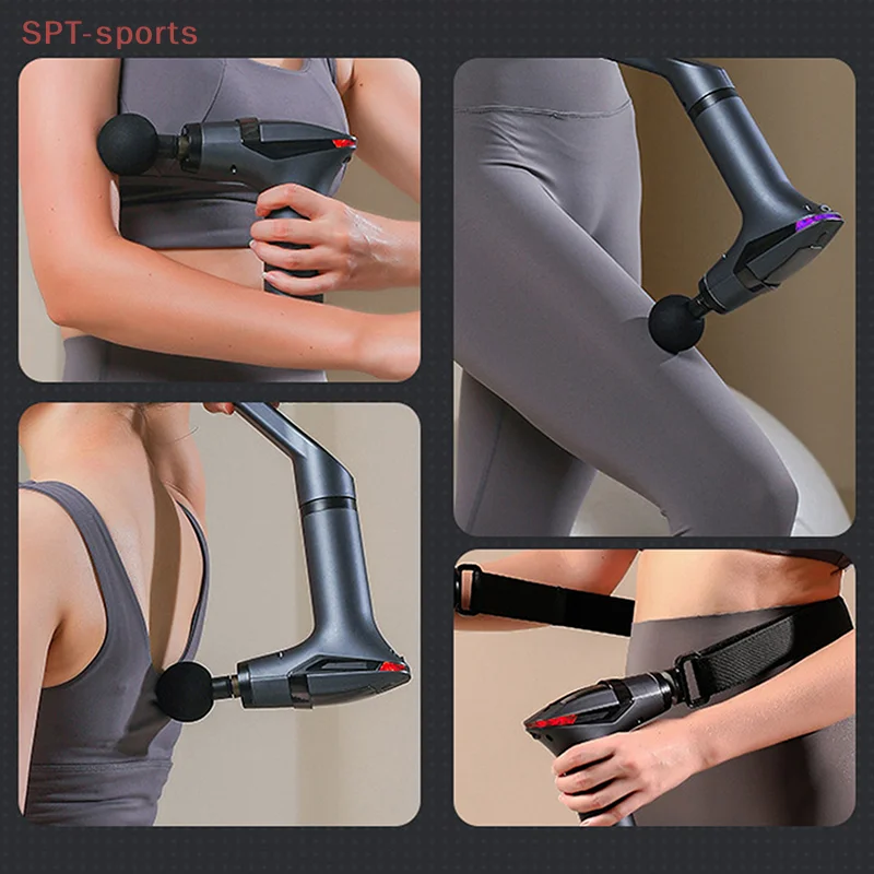 

Премиальный набор для облегчения мышц: массажный пистолет с удлиненной ручкой и расслабляющий массажер для спины 3-в-1