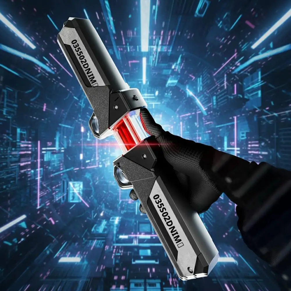 Jouet d'extérieur, épée rotative brillante, Flash multicolore, lumière LED brillante, jouet interactif de fête en famille pour enfants et adultes