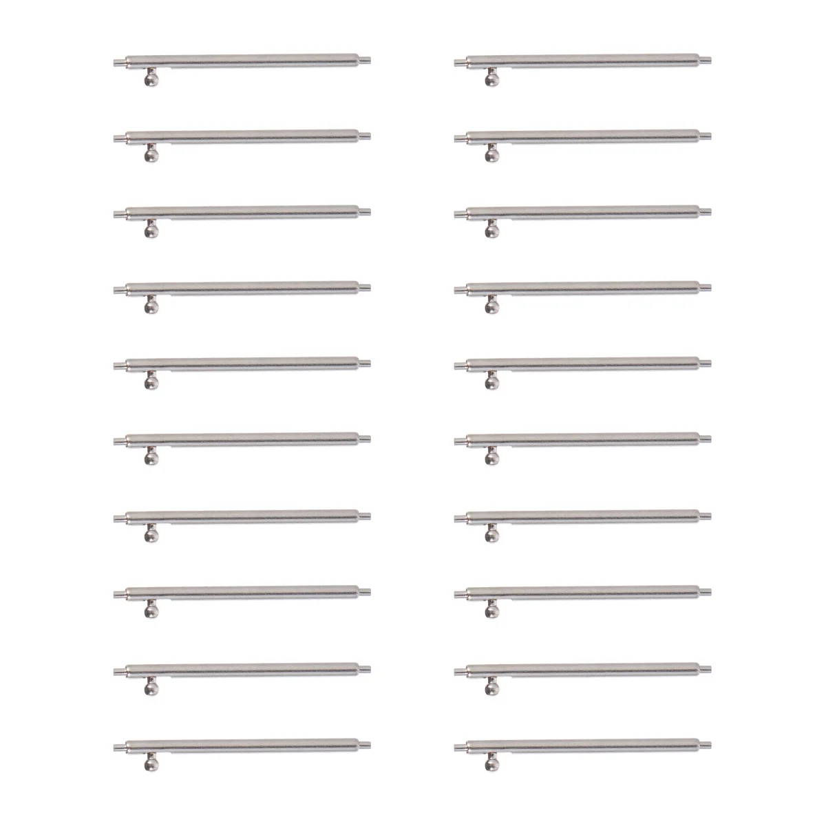 

20Pcs Stainless Steel Watch Band Pins 18Mm 20Mm 22Mm 23Mm Quick Release Spring Bars Tool for Strap Removal Repair