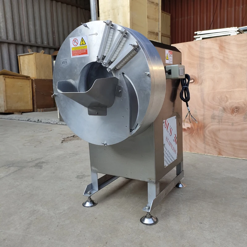 2025 ماكينة تقطيع الزنجبيل الكهربائية الصناعية الأوتوماتيكية ماكينة تقطيع الخيار ماكينة تقطيع الخضار الجذر