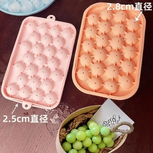 Simulation Grape Crystal Handmade Soap DIY Ball Ice Box Ice Hockey Mold