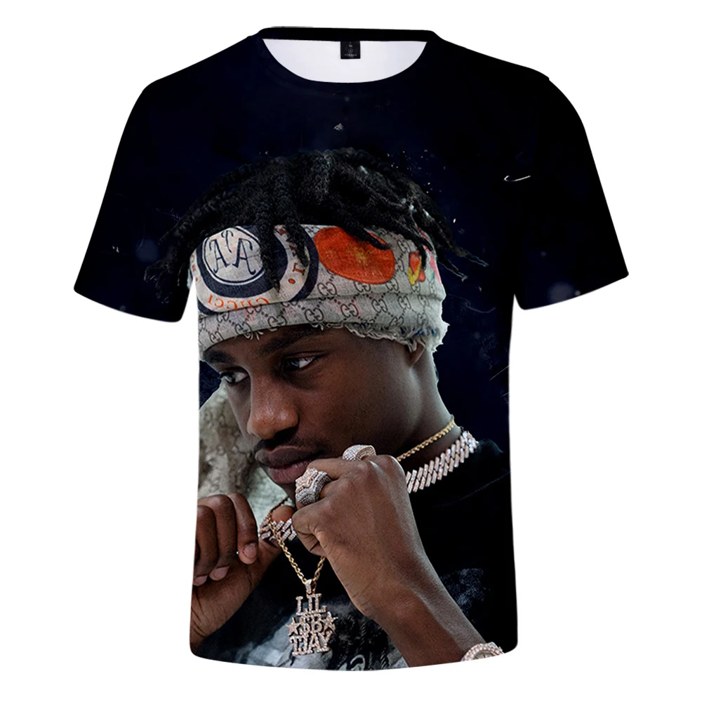 2026 ليل تجاي التي شيرت للجنسين Crewneck قصيرة الأكمام النساء الرجال تي شيرت مغني الراب الأمريكي 2022 نمط غير رسمي ملابس ثلاثية الأبعاد