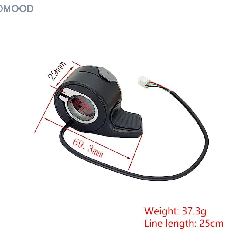 E-Scooter Speed Control Part: Throttle Accelerator for Niu KQi1, KQi2, KQi3 with Thumb Button