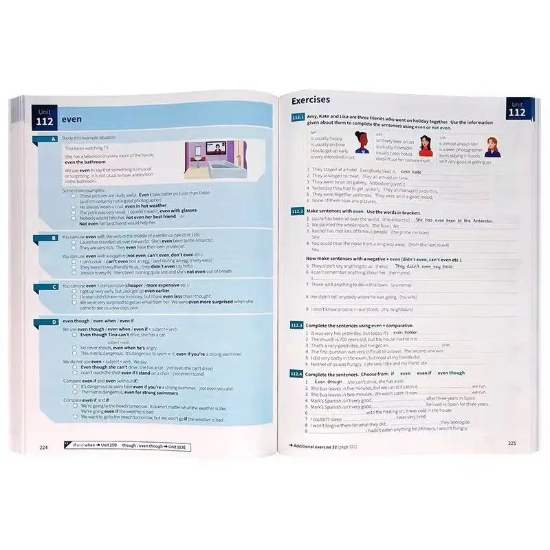 English Book English Grammar in Use Grammar Reference Book Professional Textbooks Self-taught Textbook For Learning English Book