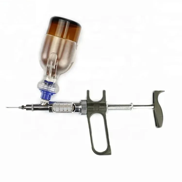 

0.5ml/1ml/2ml/5ml Veterinary Automatic Injector Vaccinator for Poultry Hot Sale Products manufacturer