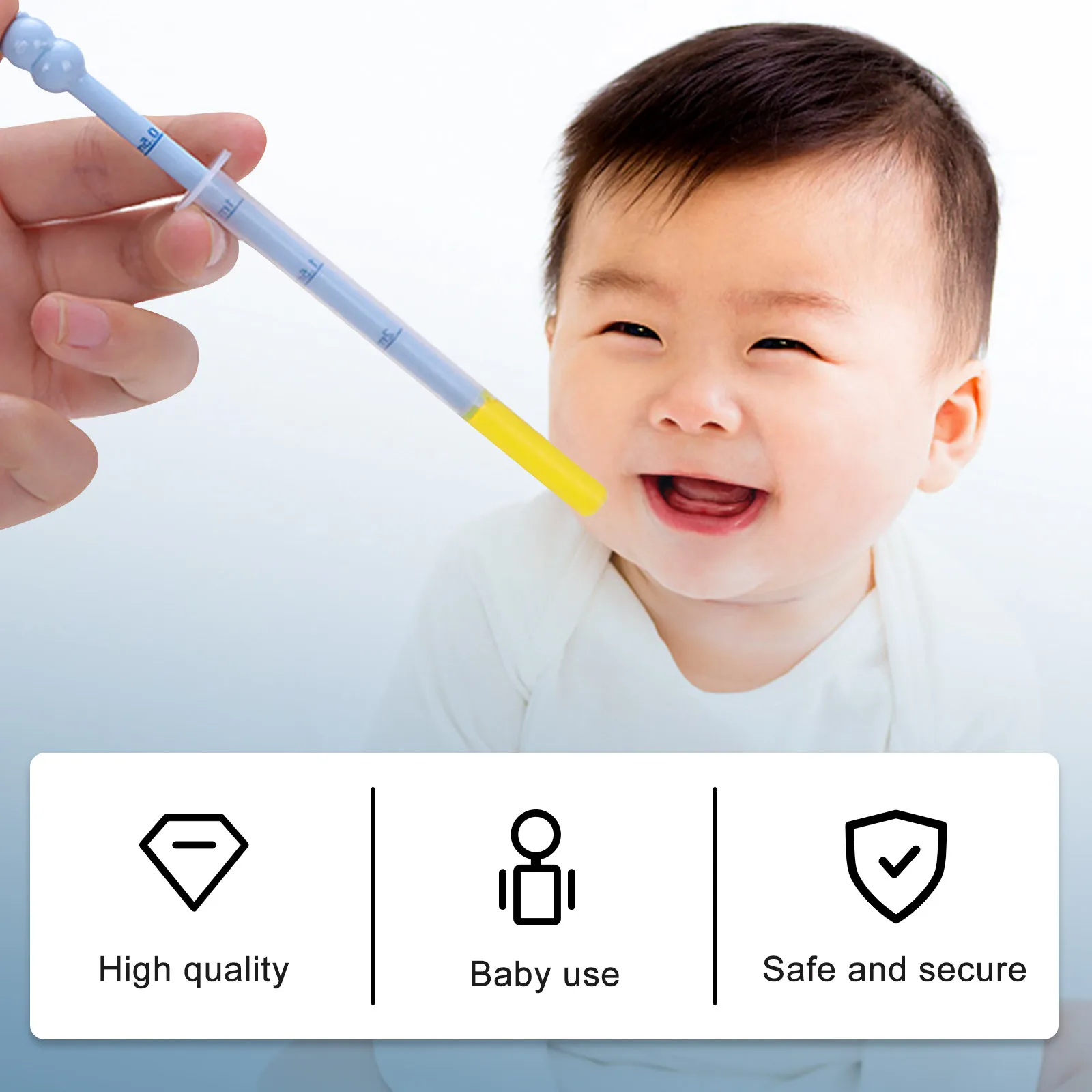 

2Pcs Baby Medicines Feeder Scale Cylinder Feeding Tool for Controlled Medication Formula Feeding Water Medicines Feeder