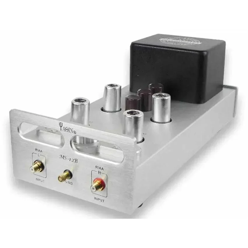 YAQIN MS-12B Tubo Phono Stage Pre-AMP MM RIAA Giradischi HiFi Stereo Preamplificatore Amplificatore valvolare 110-240V