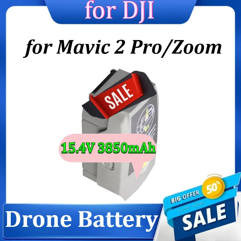 

Intelligent Flight Battery for DJI Mavic 2 Pro/Zoom Drone 15.4V 3850mAh