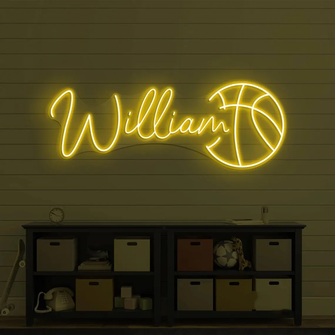 اسم مخصص النيون مخصص كرة السلة مصباح ليد كرة السلة جدار ديكور لعبة مخصصة وديكور غرفة الاطفال نادي كرة السلة المخصص