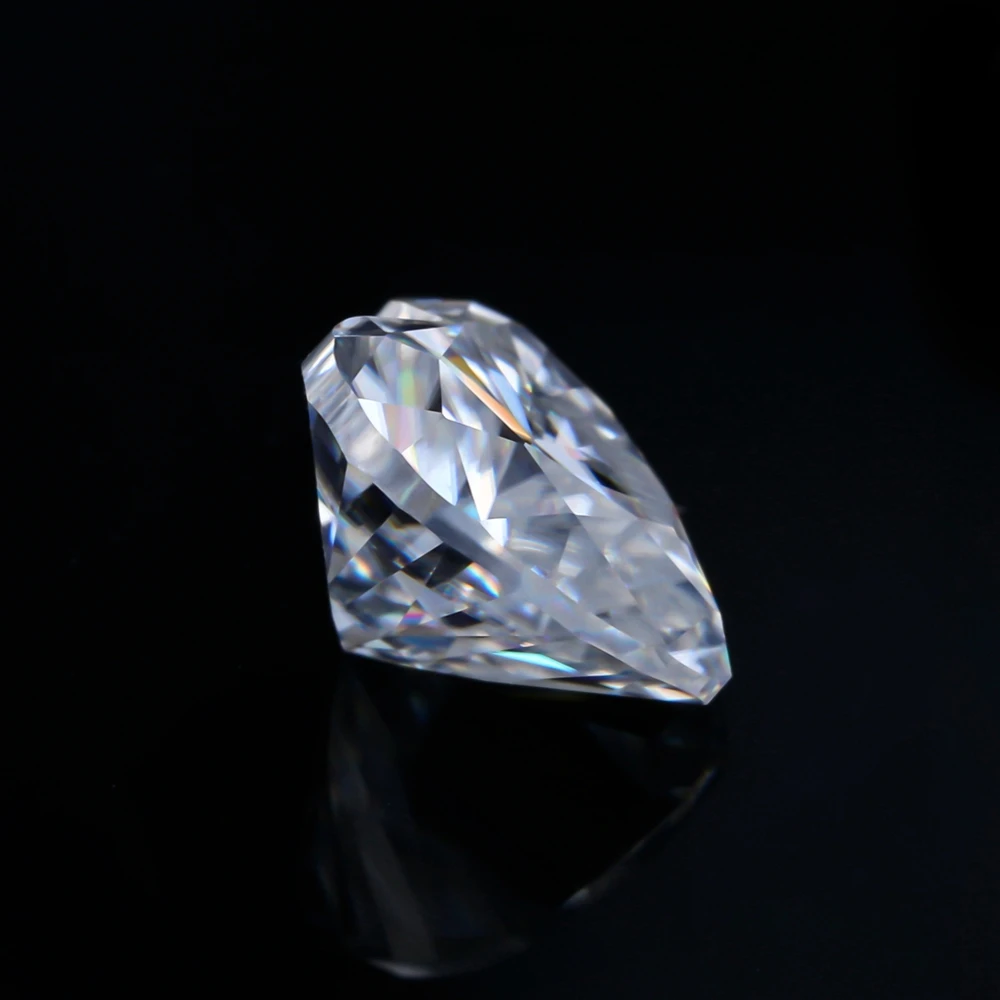 Eme jewe Heart Cut Moissanite Loose Stone, White D Color VVS1 Clarity Excellent Cut For Jewelry Making With Certificate