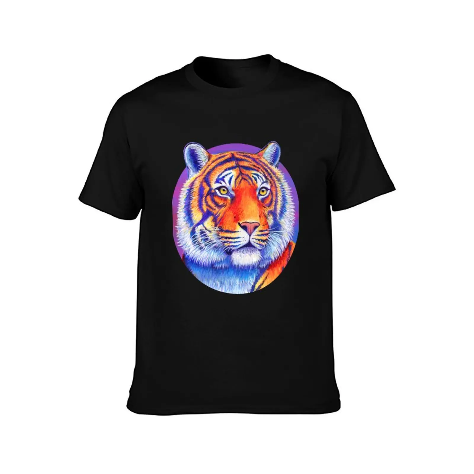 Fiery Beauty - Colorful Bengal Tiger T-Shirt t shirt man luxury T-Shirt