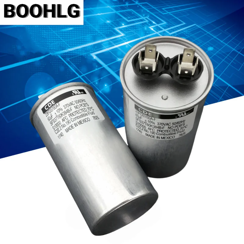 

1PCS CSC 370V 60uF 370VAC motor starting capacitor 325P606H37N36A4XEY