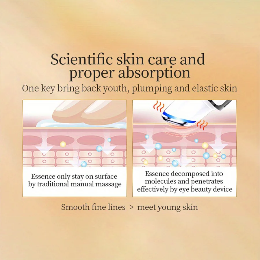 جهاز تدليك العين المحمول مع ضوء LED للعلاج المضاد للشيخوخة والاهتزاز للانتفاخ والهالات السوداء جهاز التجميل المنزلي #4