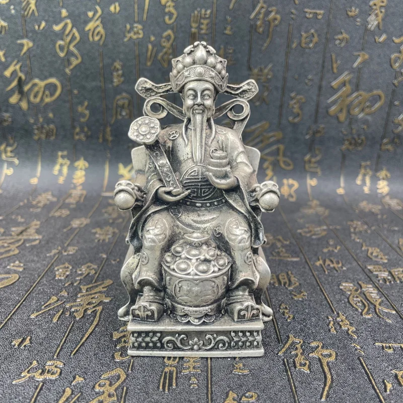 Fortune God Statue Copper Office Craft Copperware Street Stall Figurine