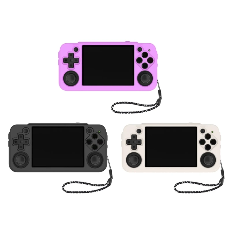 

Game Consoles Cover Silicone Case Flexible Gamepad Frame Skin Protective Housing Fit for RG35XX Game Part