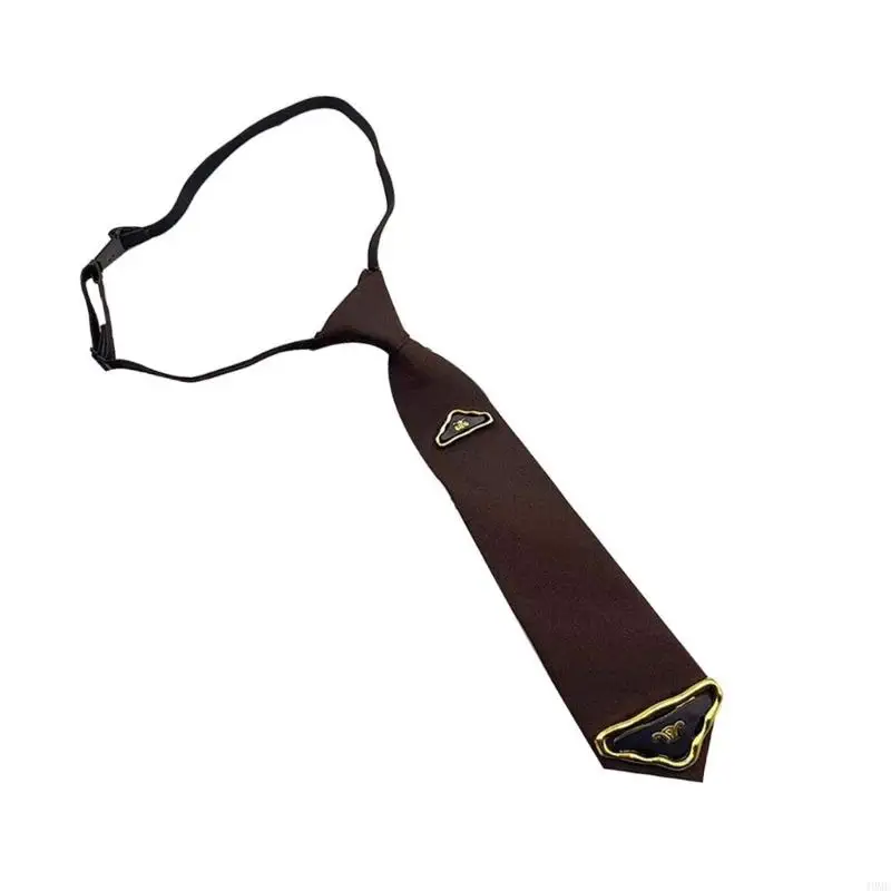 49mc Vintage Triangular Charm Preied Tie