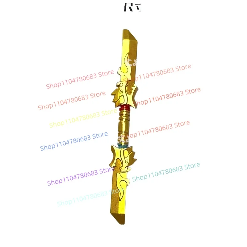 Bausteine Galvani Zweischneidiges Langes Schwert Zubehör Mini Figur Montage Anime Cartoon Charakter Ausrüstung Spielzeug Geschenk
