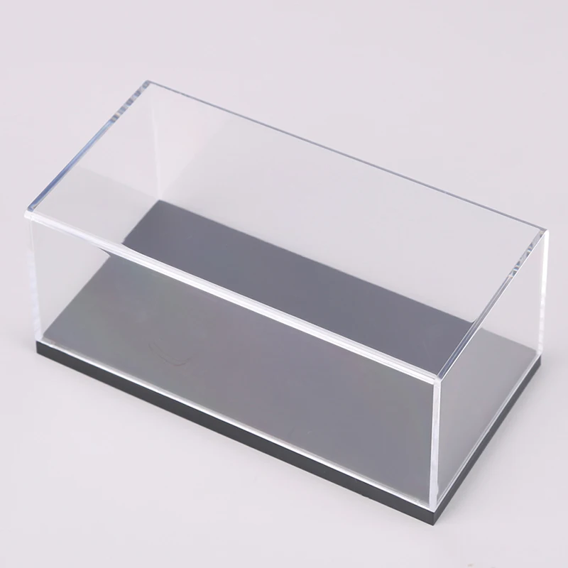 1pc Transparent Acrylic Hard Cover Case PVC Display Box For 1:43 1:64 Scale Car Model Figure Collectible Miniature Display Box