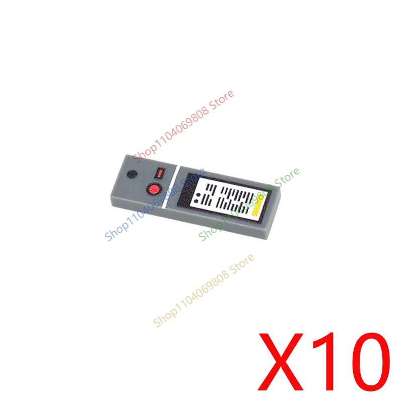 Szene Modell Druck Zubehör Bausteine Dashboard Bildschirm tastatur Maus Control Tasten Mini Kompatibel Ziegel Spielzeug N08
