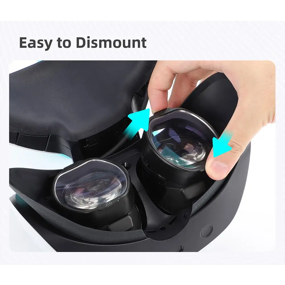 Vr Prescription Lenses Compatible For Ps Vr2 Lens Myopia Glasses Quick Disassembly Protective Frame Accessories