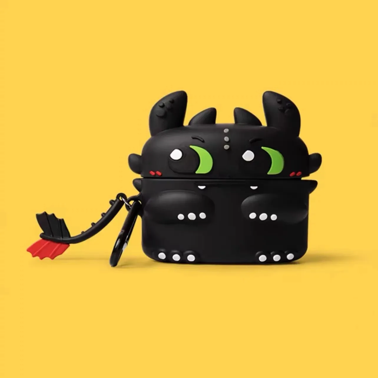 Black Dragon For Airpods 1 2 3 4 Pro Pro 2 Pro 3 Cute Silicone Earphone Case Accessories Cover