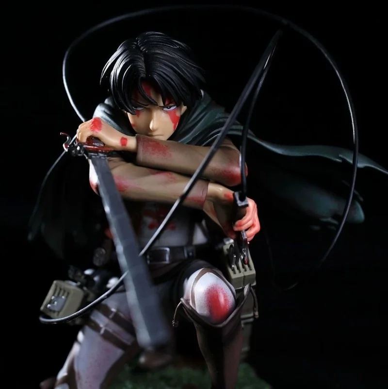 

The Giant Who Attacked The Action Figure Lewell Bloody Battle Commander Model Anime Figure Decoration Kid Toys Birthday Gift