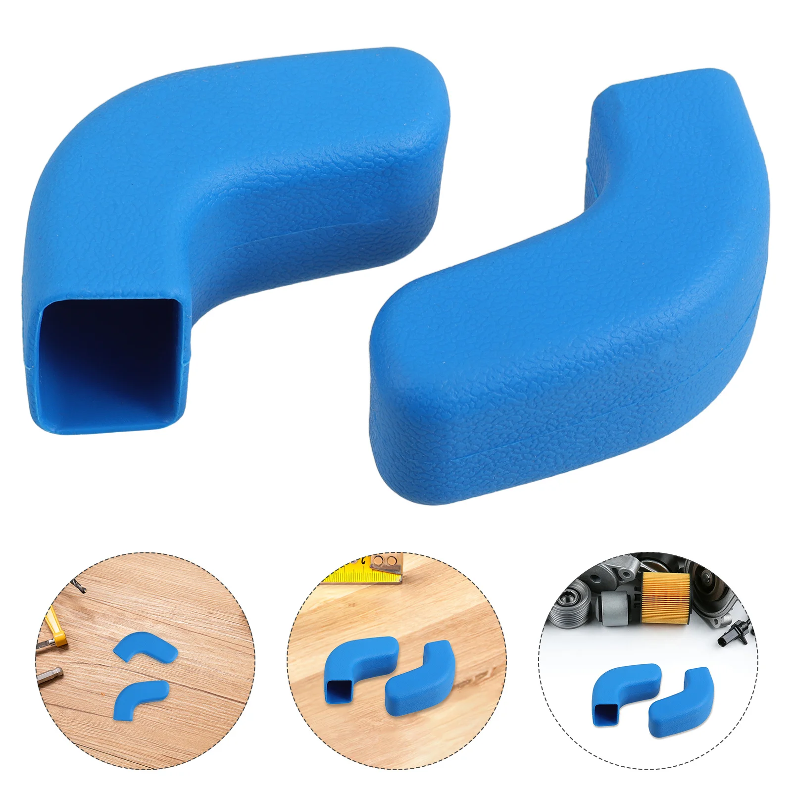 

2Pcs Front Bumper Tow Hook Covers Towing Hitch Receiver Protective Sleeve Weatherproof Durable Trim for 2007-2023