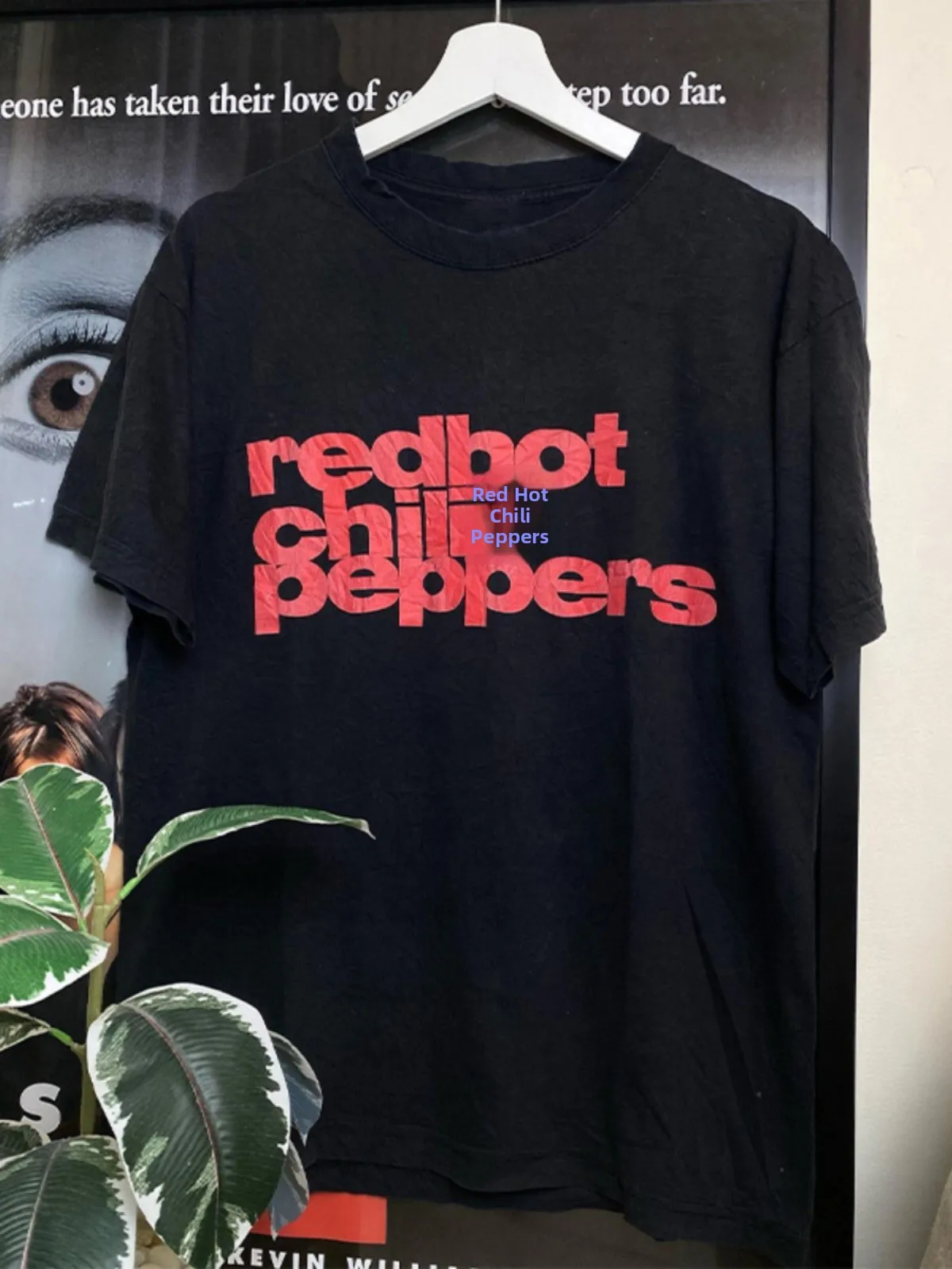 Red Hot Chilli Peppers Chic Hip Hop Style Unisex Short Sleeve T-Shirt Cotton Youth Fashion Printed Lettering Casual Summer Top