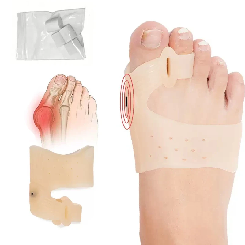6 Pcs Bunion Correctors – Elastic Forefoot Sleeves with Toe Separators