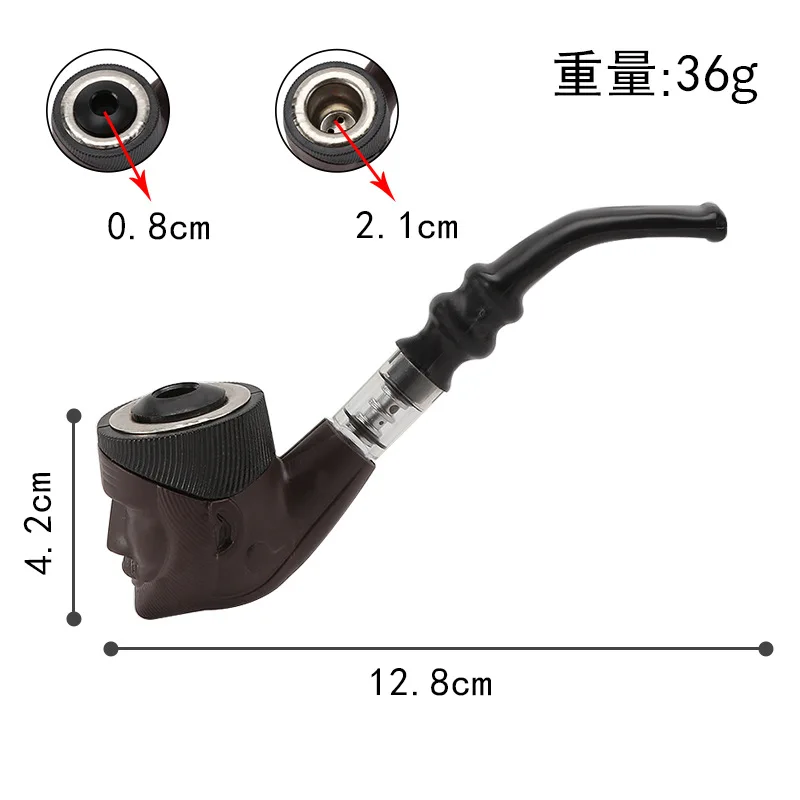 Vintage Durable Solid Classic Pipe Smoking 107mm High Quality New Design Tobacco Pipe Free Smoke Smoking Accessories