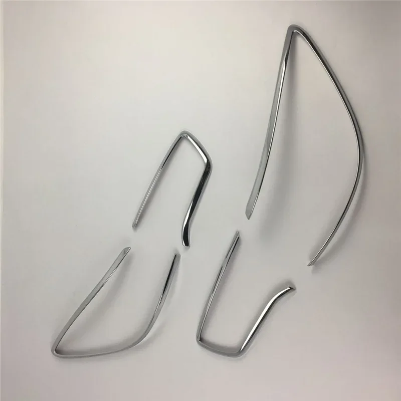 Car Rear Tail Light Lamp Cover Trim For Kia Sportage 2010 2011 2012 2013 2014 2015 Chrome Taillight Molding Strips Accessories