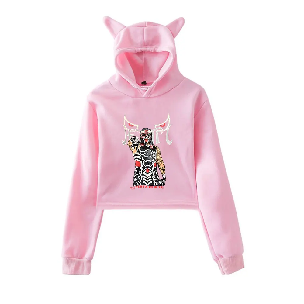 

James Marriott Merch Vintage 90s Streetwear logo Hoodie Hoodies Sweatshirts for Girls Cat Ear Crop Fashion Sports Pullover