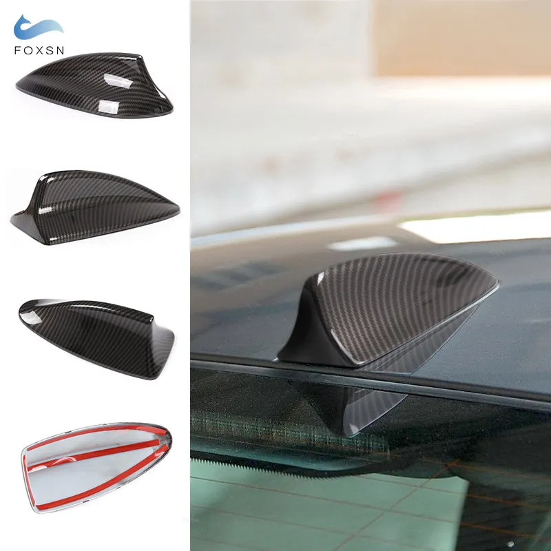 

ABS Carbon Fiber Pattern Car Roof Shark Fin Antenna Aerials Cover Trim For F10 F15 F16 F25 E90 E60 E70 F22 F30 F34 G20 G30 G01