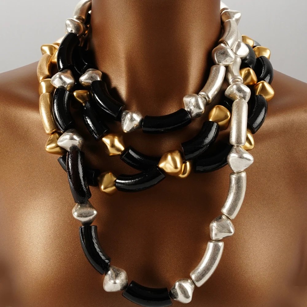 

Heavy Craft Necklace Featuring European And American Fashion High-end Unique Jewelry 2025 New Trend Birthday Gifts