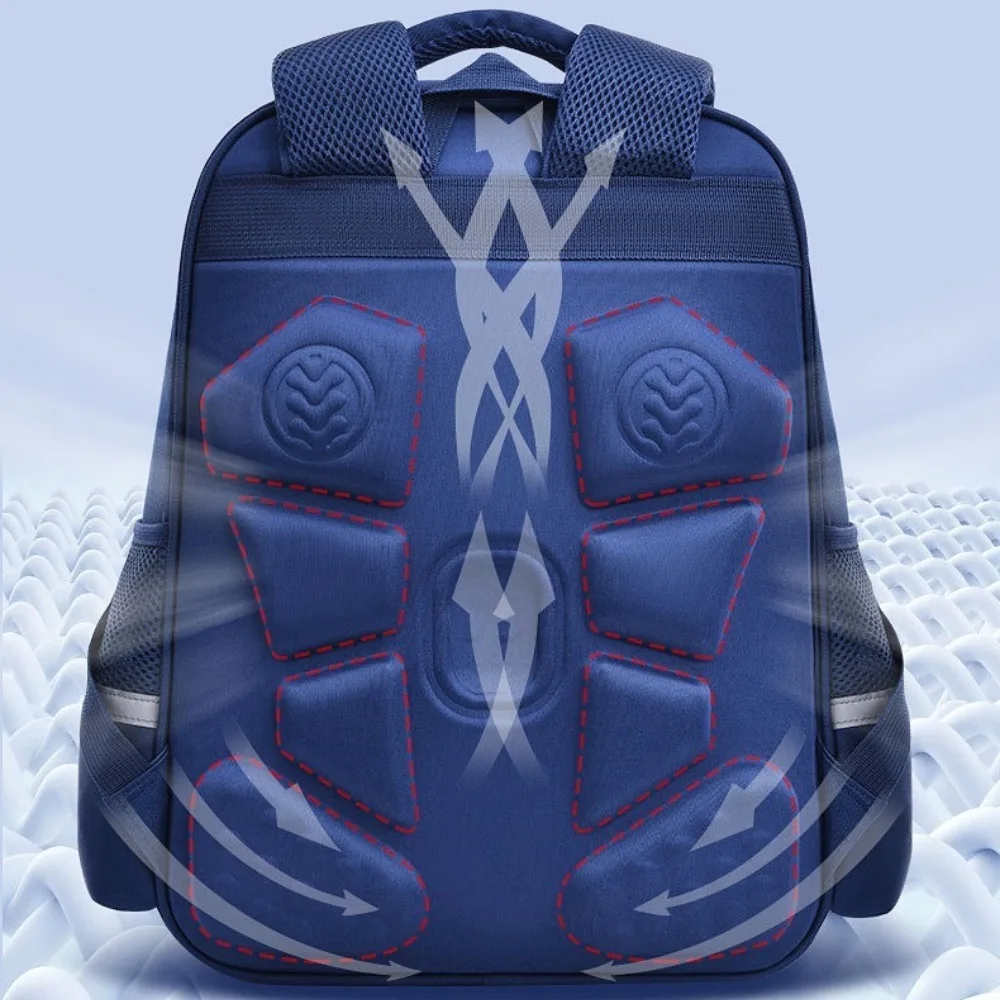 British Style School Bag Set, Large Capacity and Lightweight, (School Bag, Tutoring Bag and Pencil Case Set), Multifunctional Student School Bag